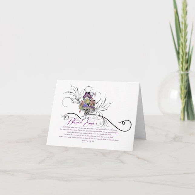 Osterurlaubskarte Feiertagskarte (Vorderseite)