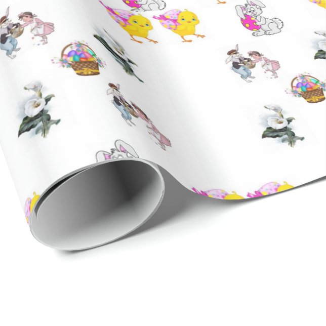 Osterverpackungspapier Geschenkpapier (Rolleneckpunkt)