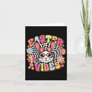 Ostervibes Floral Bunny Rabbit Egg Coquette Bow Karte