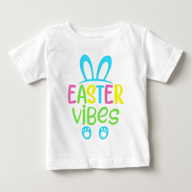 Ostervibes Pastel Baby T-shirt (Vorderseite)