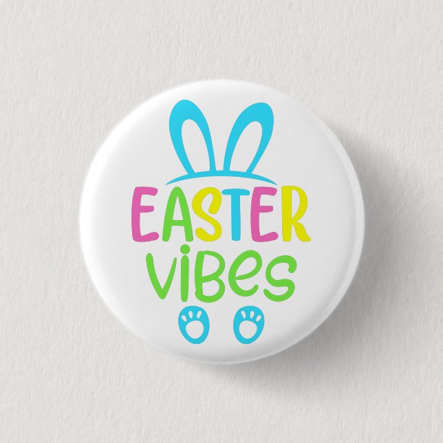 Ostervibes Pastel Button (Vorderseite)