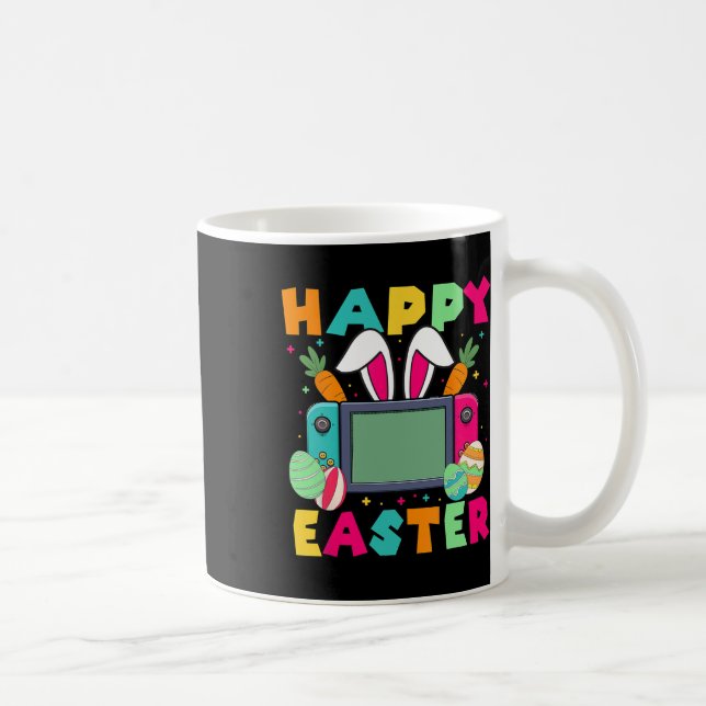 Ostervideo Game Bunny Gaming Controller Gamer Bo Kaffeetasse (Rechts)