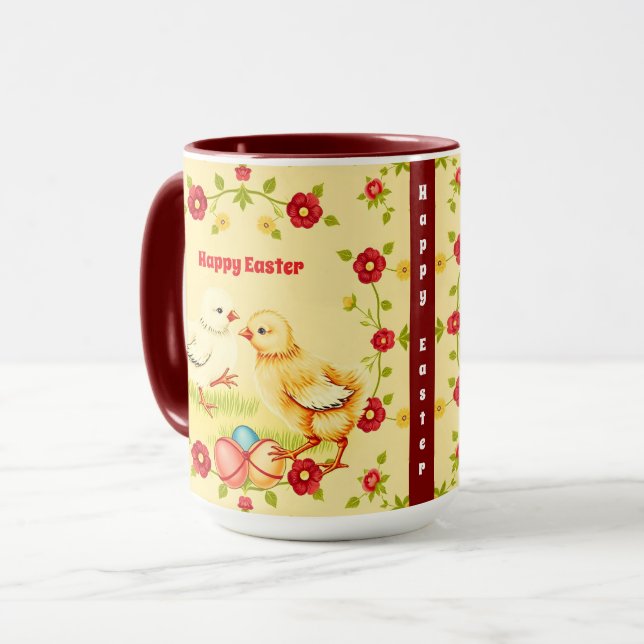 OsterVintage Hühnerreise-Sammlung Tasse (Vorderseite Links)