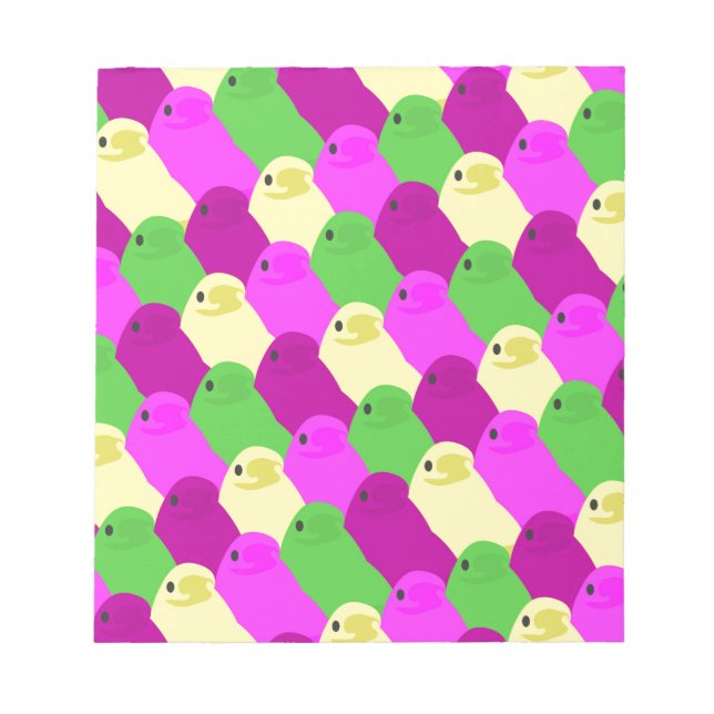 Ostervogelkerze Notizblock (Vorderseite)