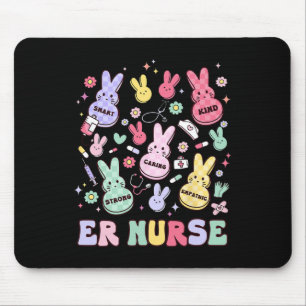 Ostervollzeit-Nurse-Practitioner in der Notaufnahm Mousepad