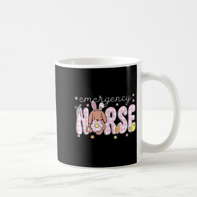 Ostervorabend Notaufnahme Nurse Practitioner Kaffeetasse (Rechts)