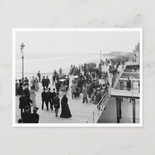 Ostervormittag auf dem Boardwalk Postkarte