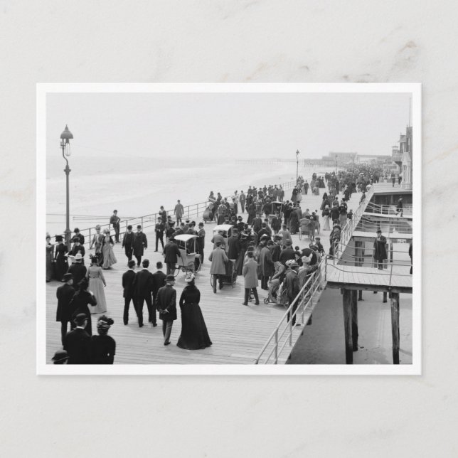 Ostervormittag auf dem Boardwalk Postkarte (Vorderseite)