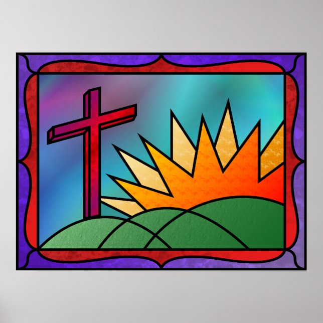 Ostervormittagsausdruck Poster (Vorne)