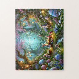 Osterwald, Verzauberter Wald, Frühlingshasen Puzzle