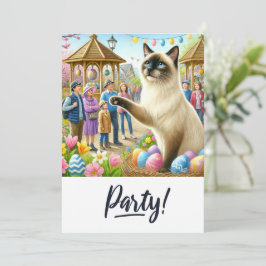 Osterwoche Party für Katzenliebhaber Einladung