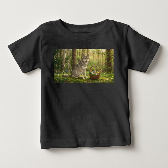 Osterwolf  baby t-shirt (Vorderseite)