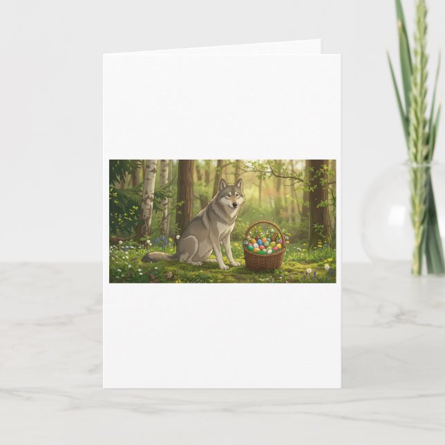 Osterwolf Karte (Vorderseite)