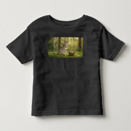 Osterwolf kleinkind t-shirt