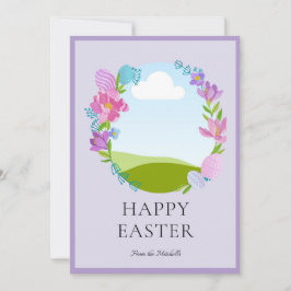 Osterwünsche Feiertagskarte