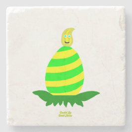 Osterwünscht Marmorstein-Untersetzer Steinuntersetzer