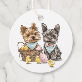 OsterYorkshire Terrier Dogs Geschenkanhänger