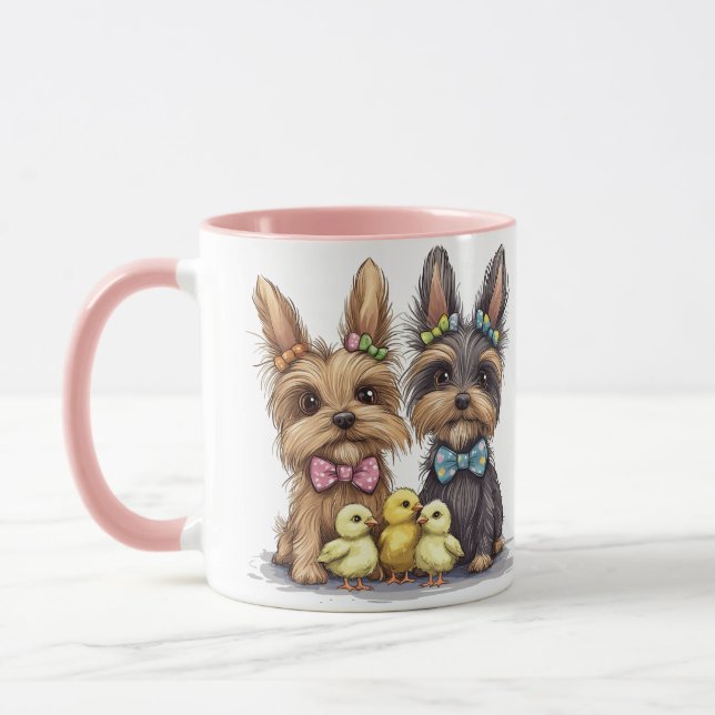 OsterYorkshire Terrier Dogs Tasse (Links)