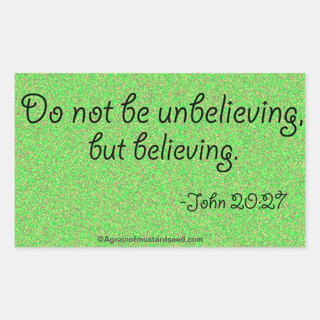 Osterzitate Rechteckiger Aufkleber (Vorderseite)