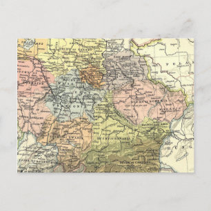 Osteuropa Antiquitätenkarte Postkarte