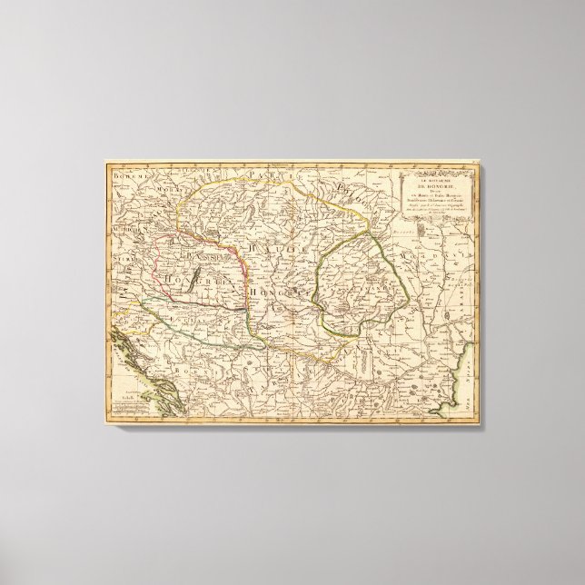 Osteuropa Leinwanddruck (Vorderseite)