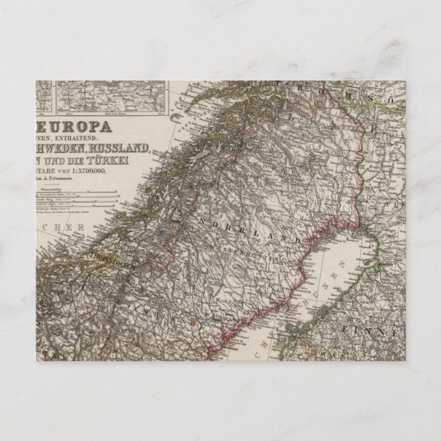 Osteuropa, Norwegen Postkarte (Vorderseite)