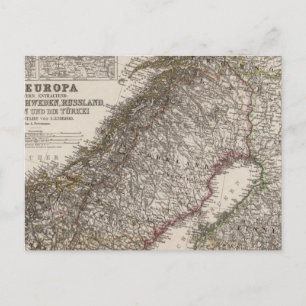 Osteuropa, Norwegen Postkarte