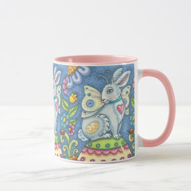 OSTFAIRE, RABBIT-TASSE Combo Pink *Anpassen Tasse (Rechts)