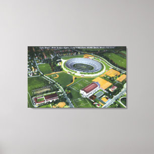 Ostfelsen-Park-Ansicht des Pardee Rosen-Gartens Leinwanddruck