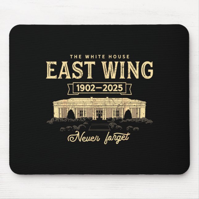 Ostflügel 1902 2025 Niemals vergessen Retro  Mousepad (Vorne)