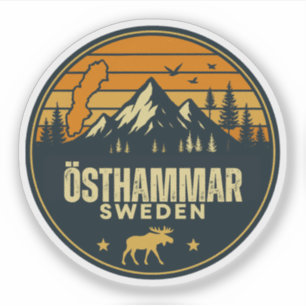 Östhammar, Schweden Sverige Aufkleber