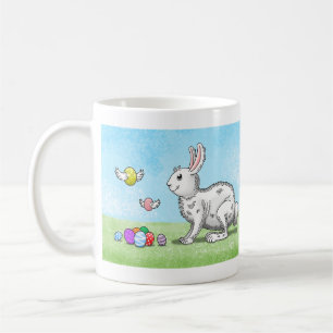Osthasen-Eiersuche Kaffeetasse
