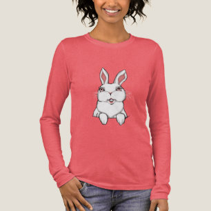 Osthasen-Shirt für Frauen mit Tasche Bunny Shirt T
