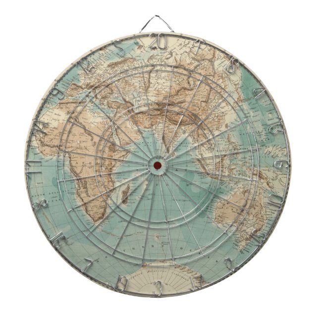 Osthemisphäre 7 dartscheibe (vorne)