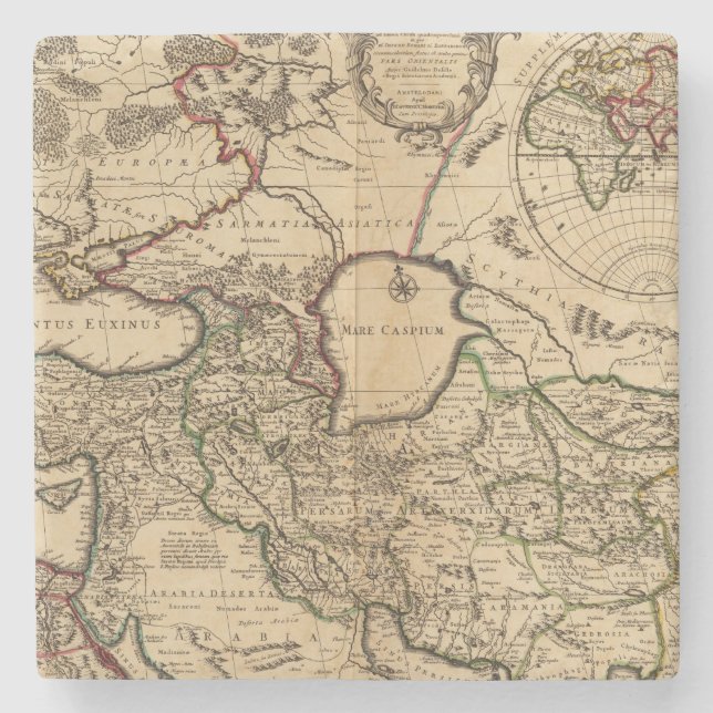 Osthemisphäre und Rom Steinuntersetzer (Vorderseite)