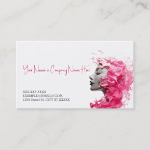 Östhetiker oder Friseur - Stylest Business Card Visitenkarte