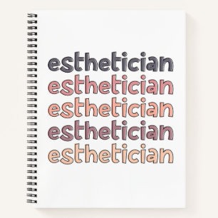 Östhetikerin Kosmetologe Beautician Niedlich Notizbuch