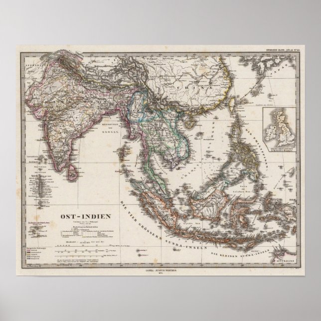 Ostindien Poster (Vorne)