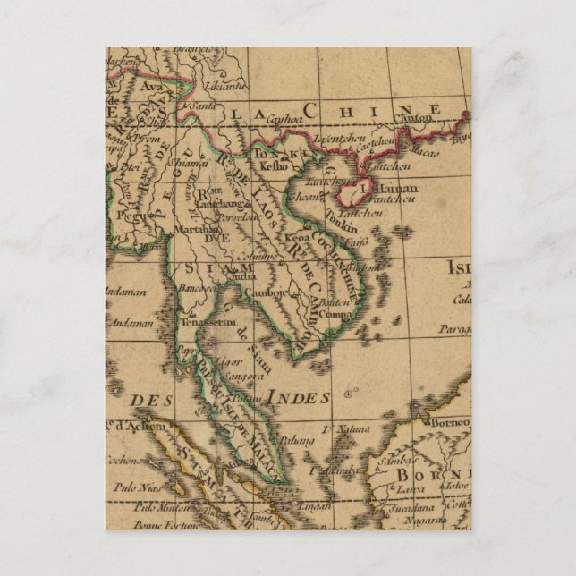 Ostindien Postkarte (Vorderseite)