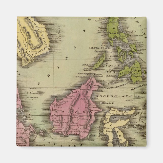 Ostindische Inseln 2 Magnet (Vorne)