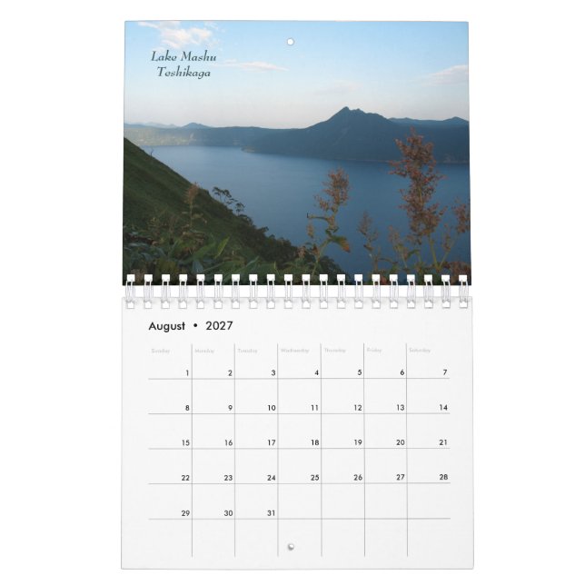 Ostkalender des hokkaido-2018 kalender (Aug 2027)
