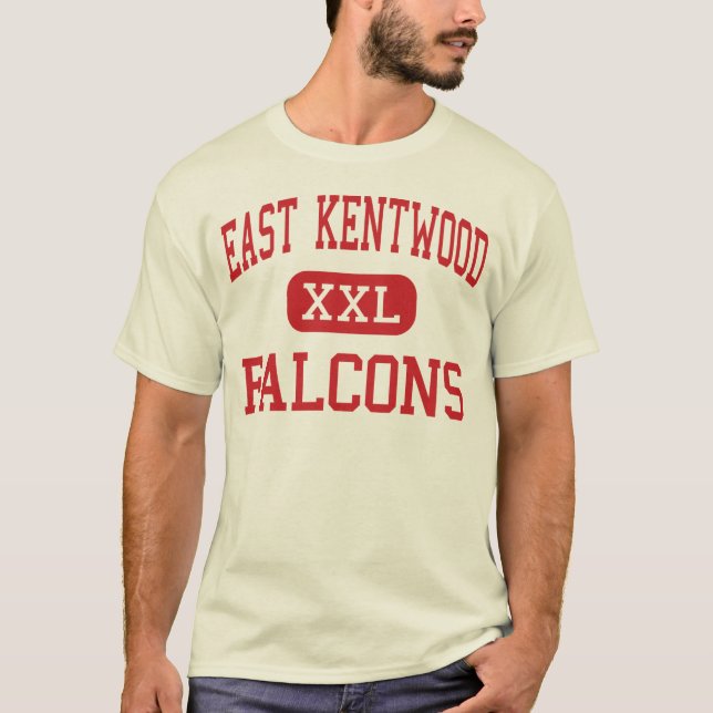 OstKentwood - Falcons - hoch - Kentwood Michigan T-Shirt (Vorderseite)