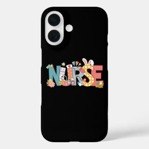 Ostkrankenschwester Stethoskop Osterhase Kaninchen iPhone 16 Hülle