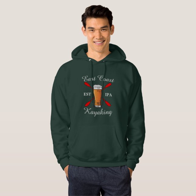 Ostküste Kayaking est IPA Bier Shirt (Vorne ganz)