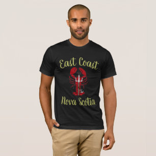Ostküste Nova Scotia Roter T - Shirt der dreiköpfi