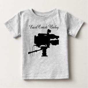 Ostküsten-Babyfilmkino-Filmkamera Baby T-shirt