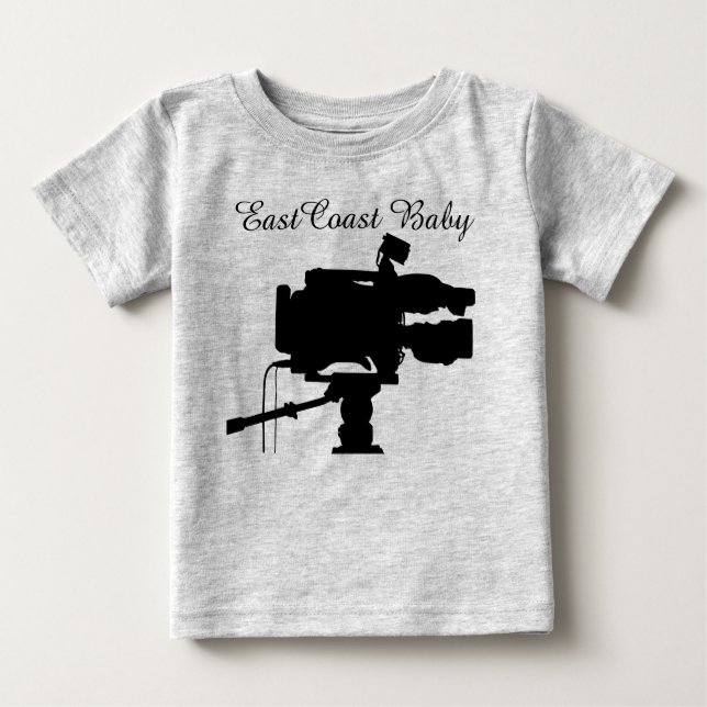 Ostküsten-Babyfilmkino-Filmkamera Baby T-shirt (Vorderseite)