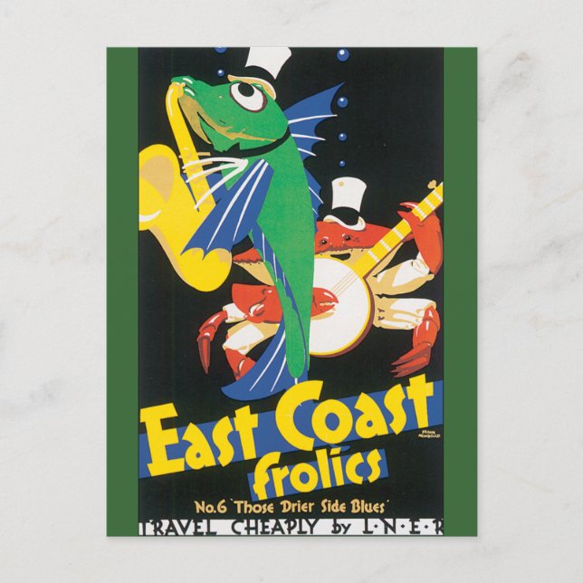 Ostküsten Frolics Postkarte (Vorderseite)