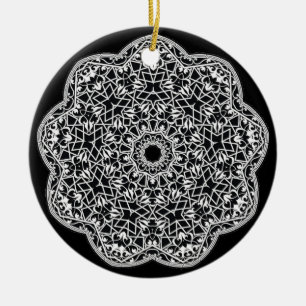 Östliche geometrischer Entwurfs-Verzierung Keramikornament