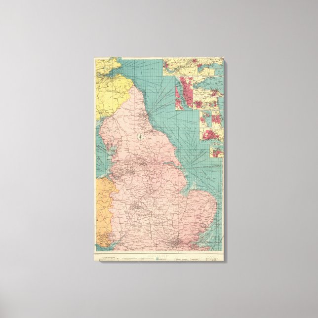 Östliche Häfen Großbriens Leinwanddruck (Vorderseite)